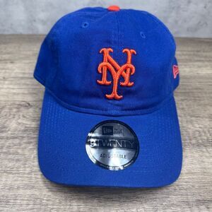 New York Mets MLB New Era 9TWENTY~Blue/Orange Strapback Adjustable Core Classic